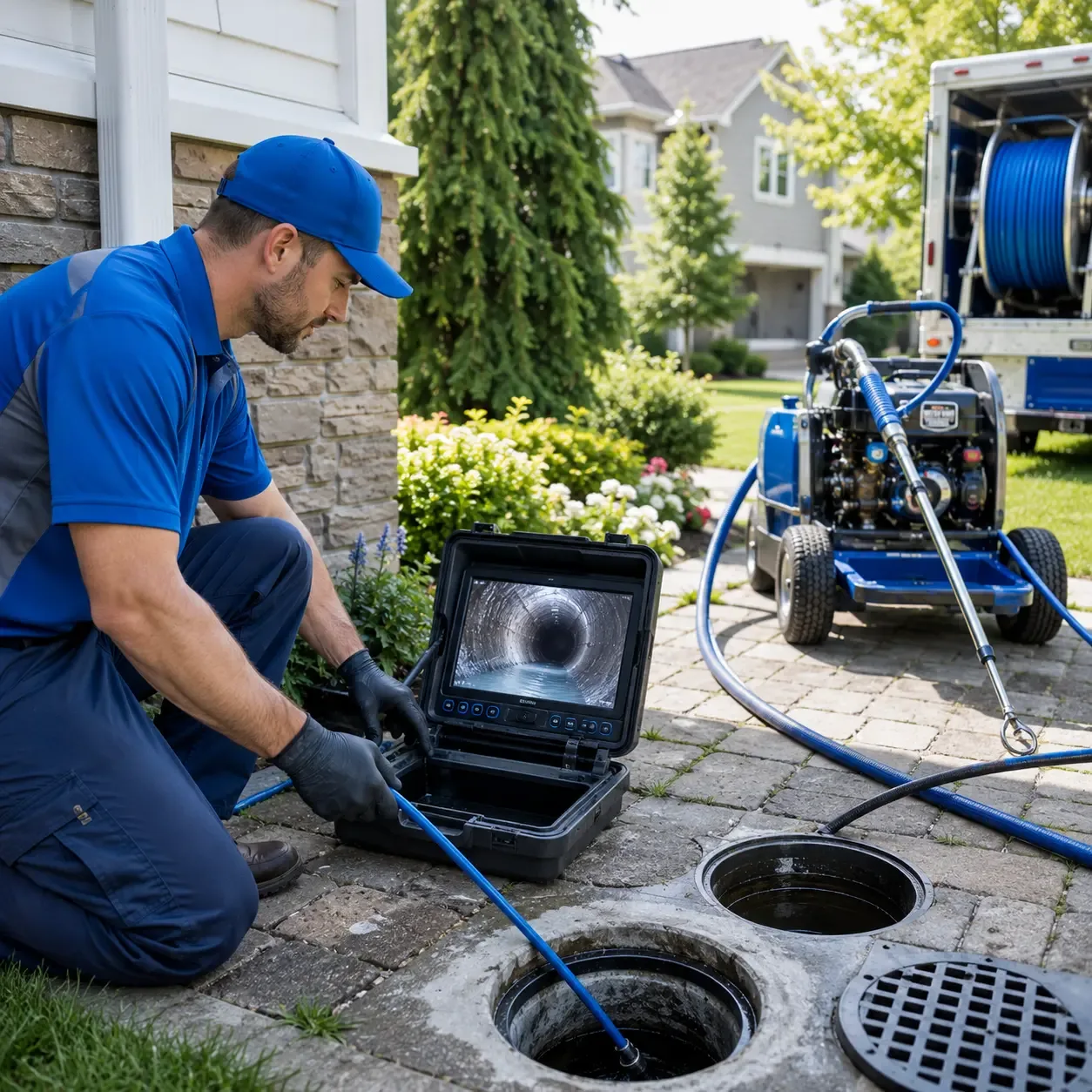 Outdoor drain cleaning professionals serving West Salem, IL